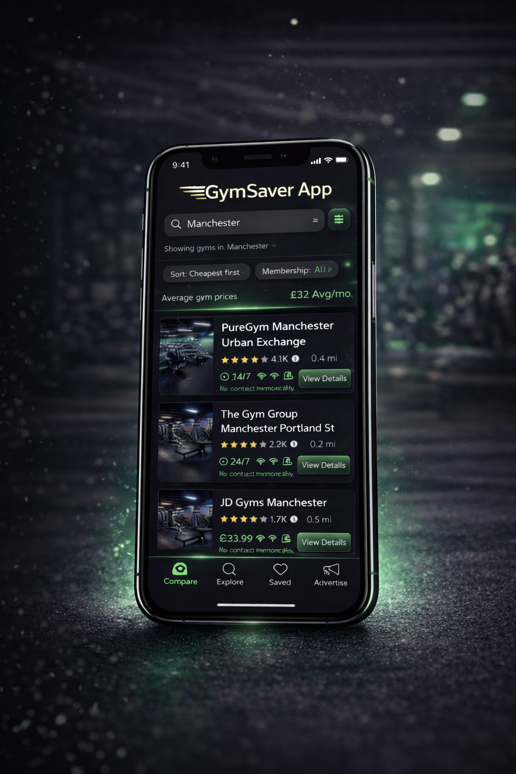 GymSaver - Find Cheap Gym Memberships & Local Fitness Deals